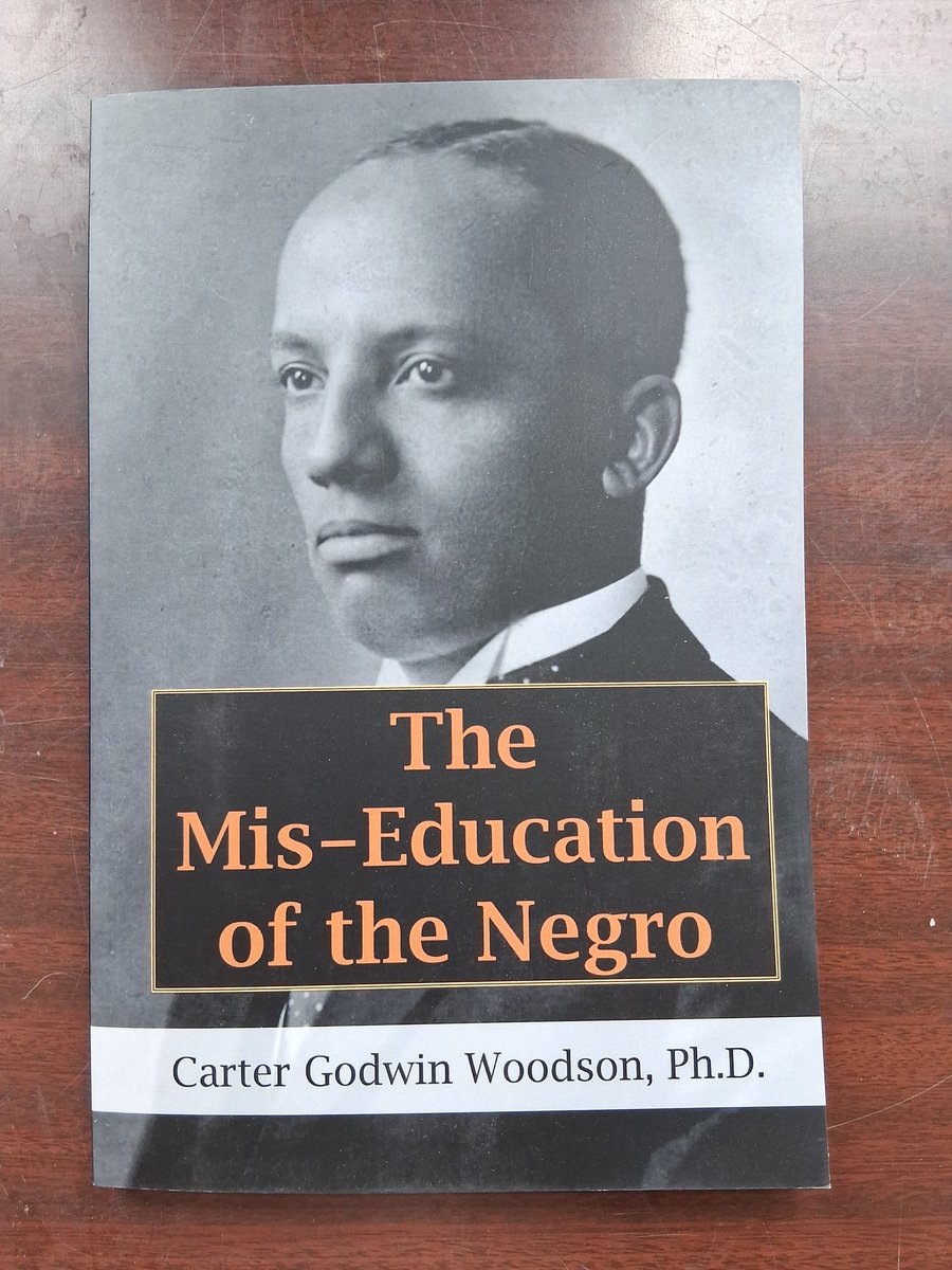 streetstamp's tweet image. The Mis-Education of The Negro By Carter G Woodson $18 Available at Trapstar Publications Street Knowledge Bookstore @trapstar_publications #CarterGWoodson #blackhistory365 #TrapstarPublicationsStreetKnowledgeBookstore