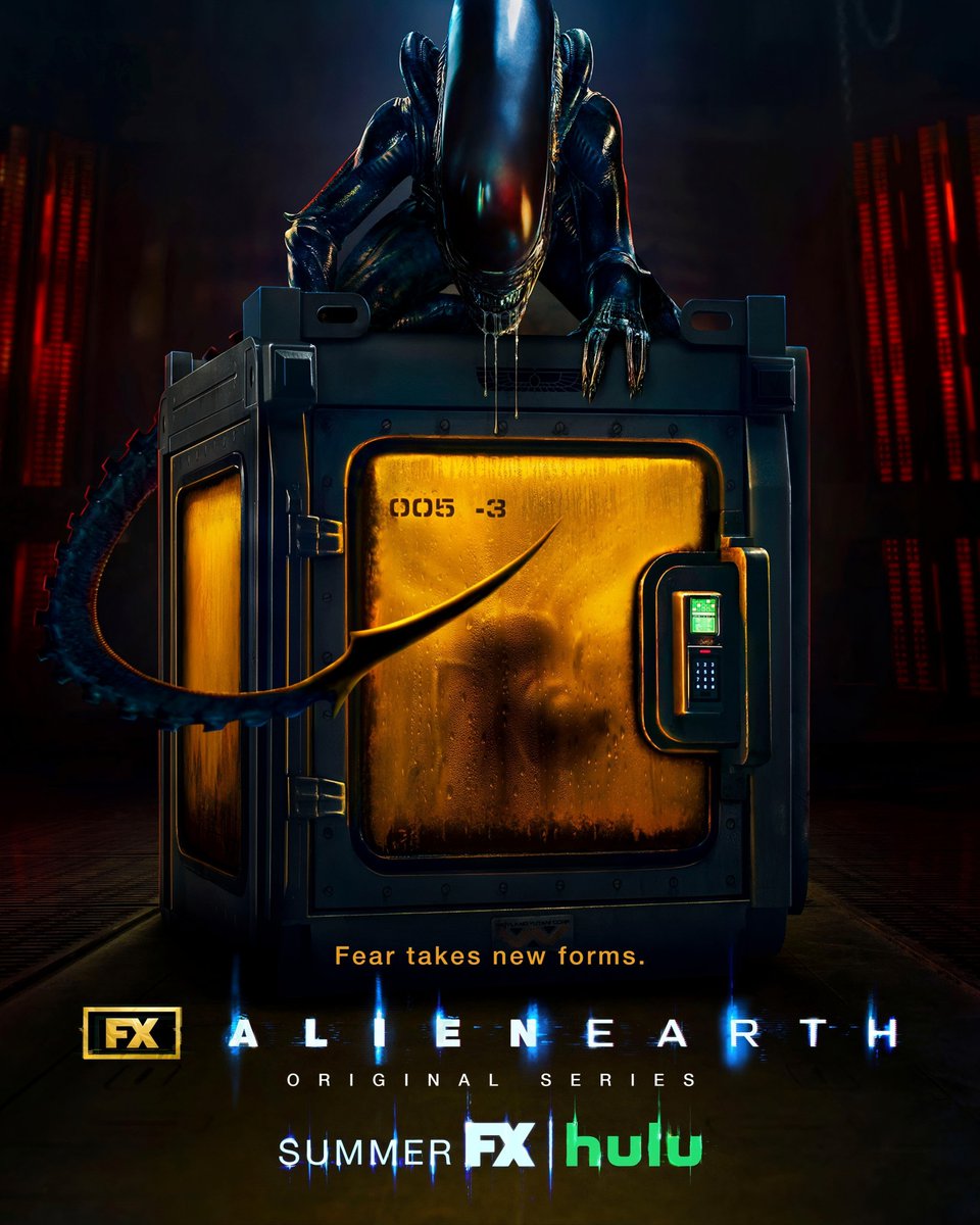 Updates4Cinema's tweet photo. New poster for Noah Hawley’s Alien: Earth!
Coming to Hulu this summer.
#AlienEarth #NoahHawley #AlienSeries #Hulu https://t.co/ugI98CqzzV