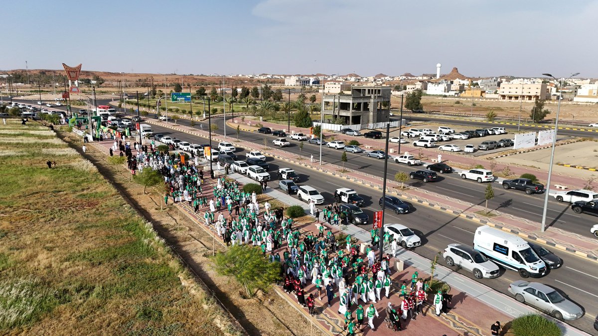 joufhealth's tweet photo. بحضور سعادة المستشار الخاص لسمو أمير المنطقة الدكتور أحمد بن محمد السناني عن صاحب السمو الملكي أمير المنطقة  -حفظه الله- نظم فرع وزارة الصحة وبمشاركة تجمع الجوف الصحي فعالية "امشِ 30"، التي تُعد إحدى أكبر الفعاليات الصحية المجتمعية في المملكة. https://t.co/xaDOxX8XfK
