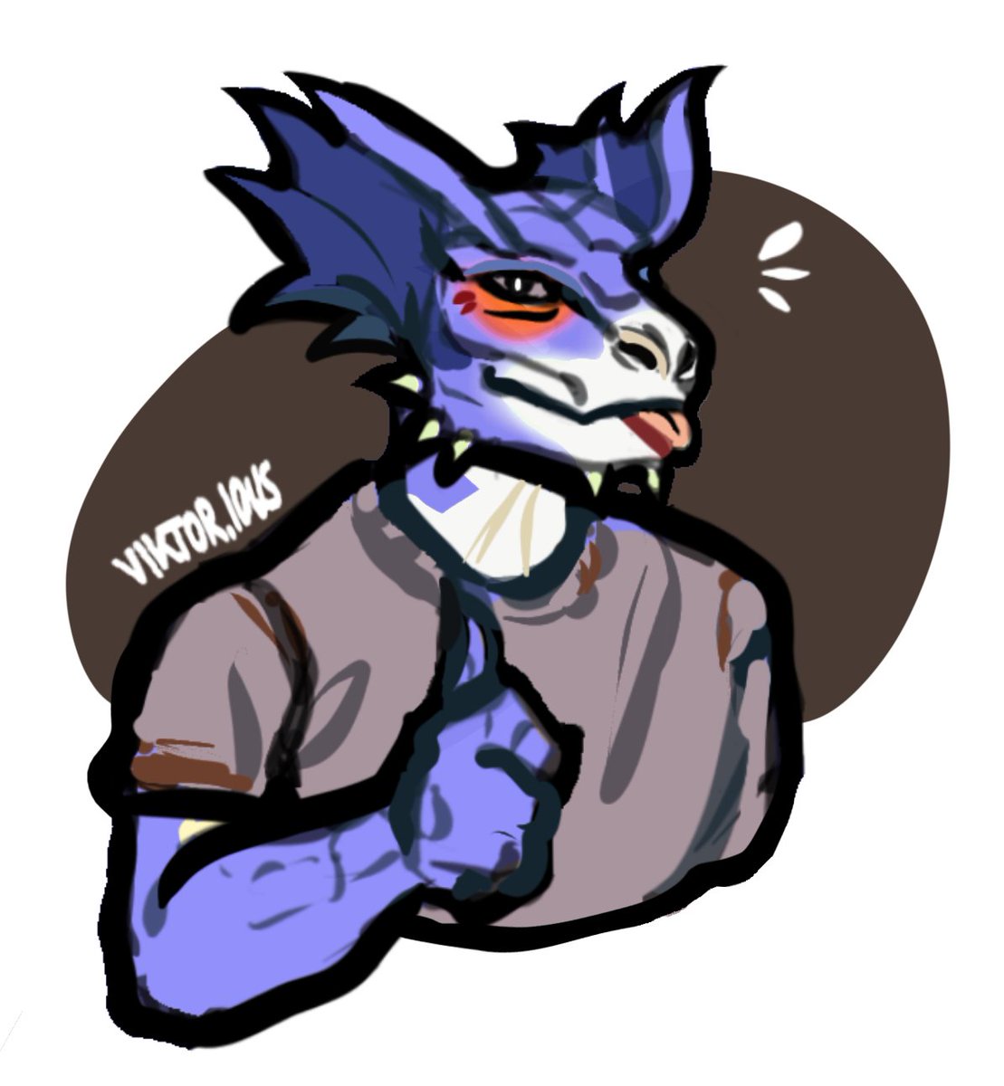 Messy sketch of my #Oblivion character :)