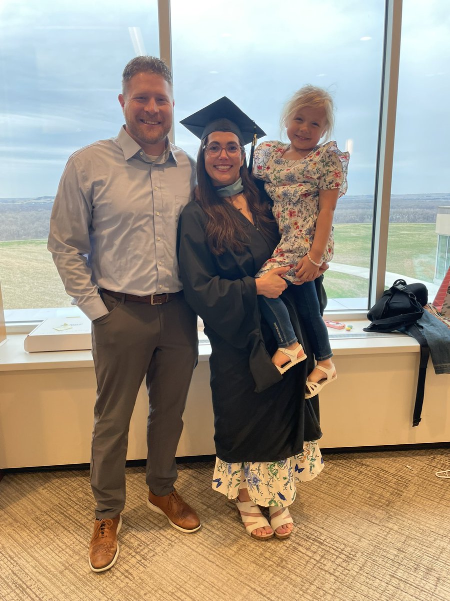 Congrats to my amazing wife on the completion of her masters degree. Proud of you babe! #NoBadDays