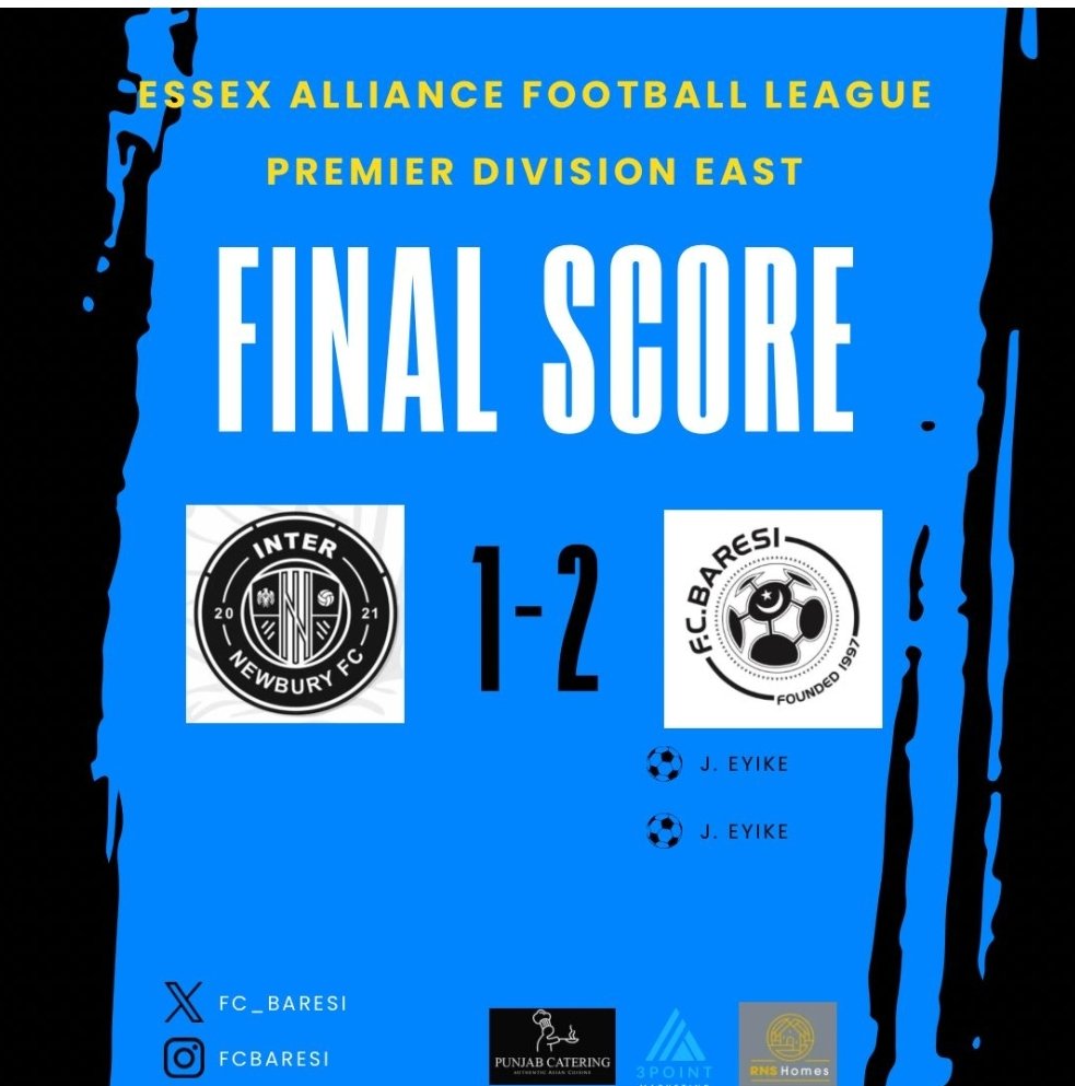 Fc Baresi (@fc_baresi) on Twitter photo RESSIES end the season on a high collecting three away points at <a href="/internewburyfc/">Inter Newbury FC</a> . Jesse scoring in both halfs before the hosts got a goal back late in the match.
<a href="/EssexAllianceFL/">Essex Alliance FL</a> RESSIES end the season on a high collecting three away points at <a href="/internewburyfc/">Inter Newbury FC</a> . Jesse scoring in both halfs before the hosts got a goal back late in the match.
<a href="/EssexAllianceFL/">Essex Alliance FL</a>