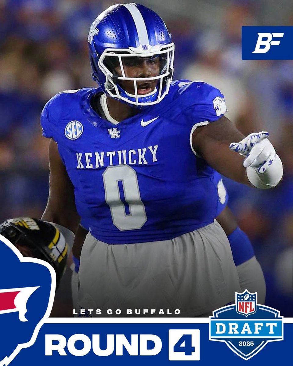 BarstoolUK's tweet image. Deone Walker has been drafted by the Buffalo Bills!!
Congratulations Deone 💙🤍
