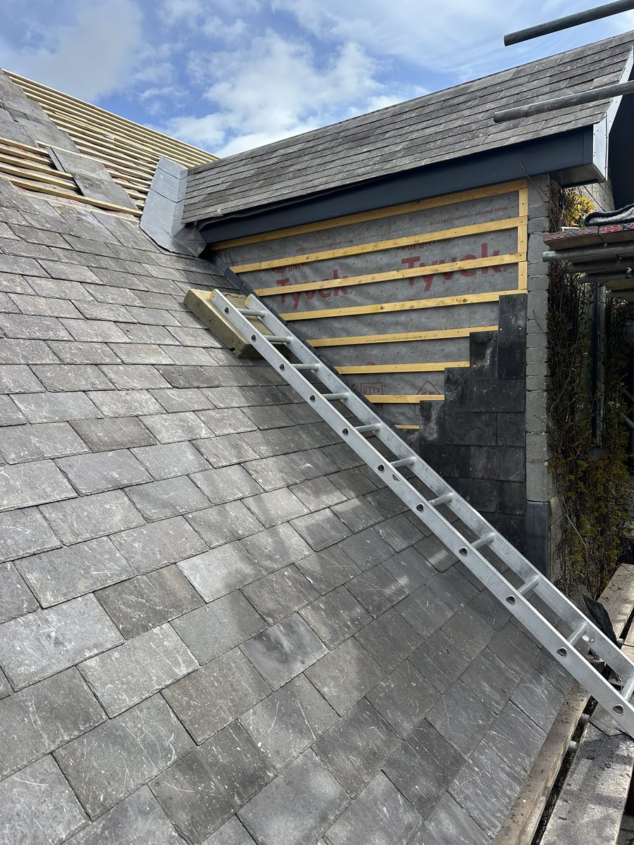 Well the Welsh slate has been graded and nearly all finished been a great project