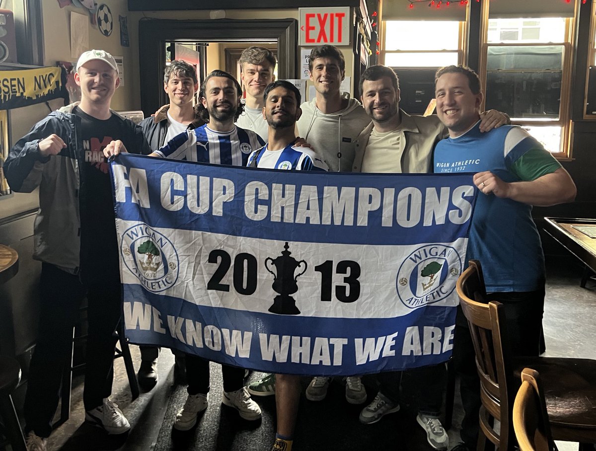Wigan Athletic NYC Fan Club tweet media