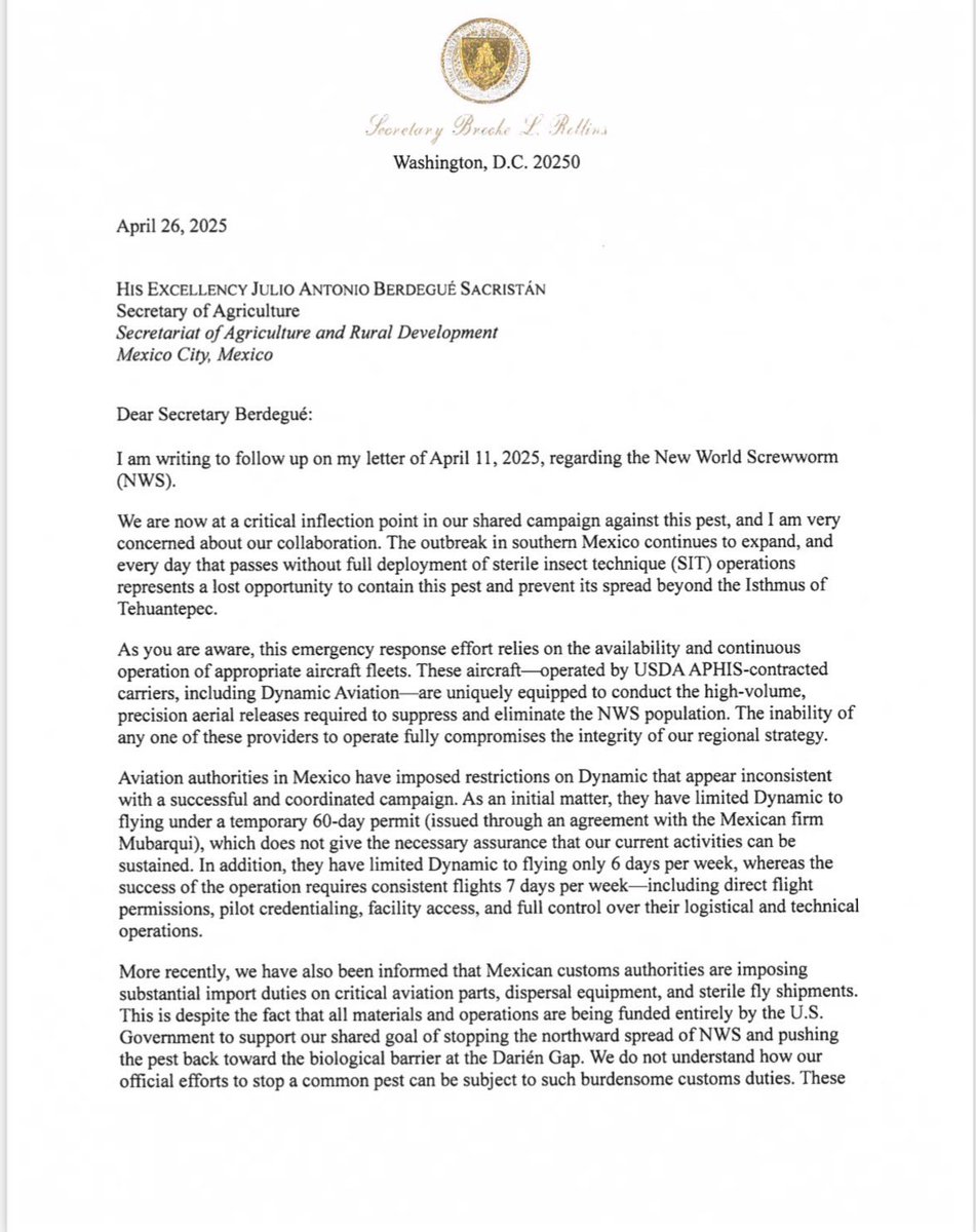 Secretary Brooke Rollins tweet media