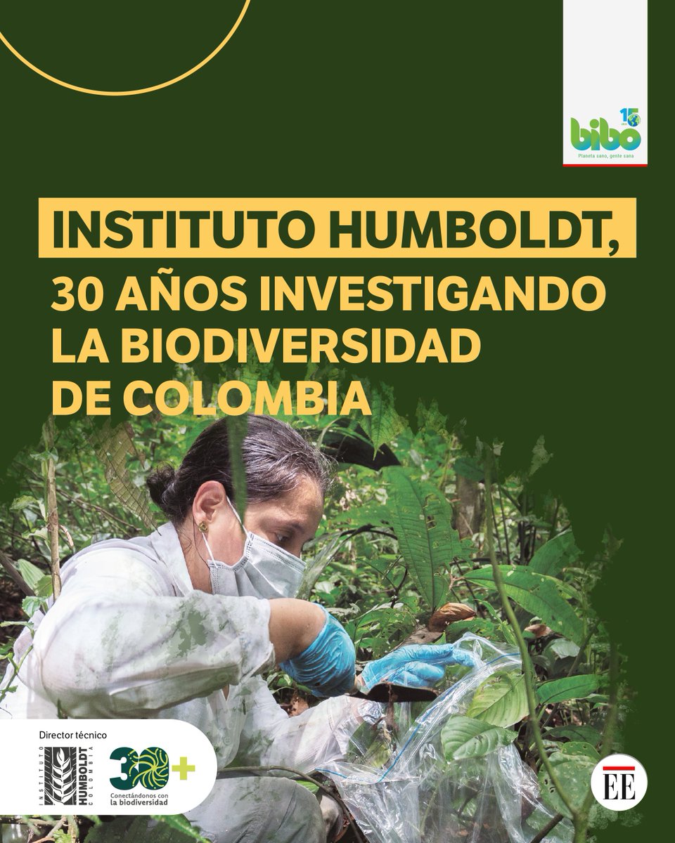 BIBO (@bibocol) on Twitter photo El <a href="/inst_humboldt/">Instituto Humboldt</a> celebra 30 años como un actor clave en la generación y divulgación del conocimiento sobre biodiversidad, promoviendo la ciencia para enfrentar los retos ambientales de Colombia y el planeta.
Este es un recorrido por su historia 👉 tinyurl.com/yu79pjzd 🔗 El <a href="/inst_humboldt/">Instituto Humboldt</a> celebra 30 años como un actor clave en la generación y divulgación del conocimiento sobre biodiversidad, promoviendo la ciencia para enfrentar los retos ambientales de Colombia y el planeta.
Este es un recorrido por su historia 👉 tinyurl.com/yu79pjzd 🔗