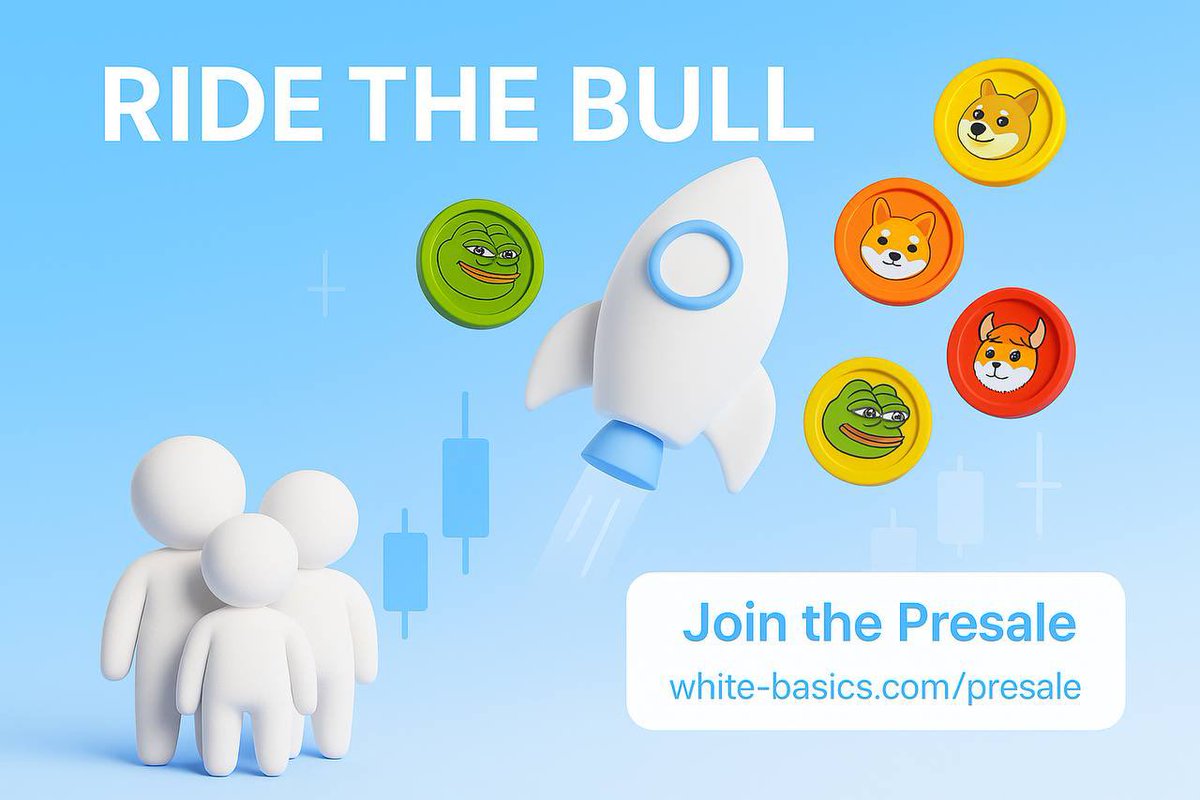 The market is alive — and we’re here for it.

At White Basics, we’re watching this bullish wave with big smiles. Everything’s growing: BTC, ETH, meme coins — you name it. The current market conditions are creating wild opportunities.

Some coins have already pumped hard — 100%,