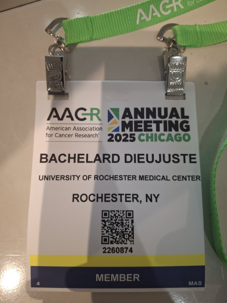 Bache_Into_Science 🇭🇹 (@bacheintoscienc) on Twitter photo I will be giving a poster presentation of my ongoing research at the #aacr2025 <a href="/AACR/">AACR</a> on Monday 28th, 2-5pm, Poster Section 9. Stop by to talk about epigenetics and Breast Cancer EMT. <a href="/WilmotCancer/">Wilmot Cancer Institute</a> <a href="/UR_Med/">UR Medicine</a> <a href="/URMC_DeptMed/">URMC Department of Medicine</a> I will be giving a poster presentation of my ongoing research at the #aacr2025 <a href="/AACR/">AACR</a> on Monday 28th, 2-5pm, Poster Section 9. Stop by to talk about epigenetics and Breast Cancer EMT. <a href="/WilmotCancer/">Wilmot Cancer Institute</a> <a href="/UR_Med/">UR Medicine</a> <a href="/URMC_DeptMed/">URMC Department of Medicine</a>