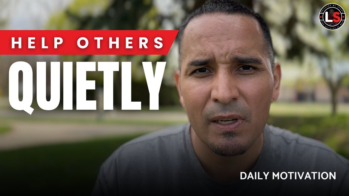 LaloLSSalcedo's tweet image. Friends, Help Others Quietly: Get Your Rewards from God, Not Man | Daily Motivation #DailyMotivation #ServeWithHumility #FaithBasedLiving #GodSeesYou #ChristianEncouragement

New Channel. Watch, Subscribe, and Share
youtu.be/VfleZtOl8RY