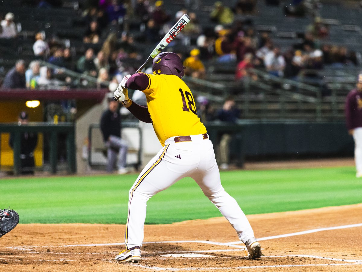 Cronkite Sports (@cronkitesports) on Twitter photo ASU Baseball: The Sun Devils were jolted by the long ball in Friday's win over BYU, as four players combined to crush six home runs in a 12-4 series-clinching victory.
<a href="/SethGilefsky/">Seth Gilefsky</a> has more.
cronkitesports.com/long-ball-powe… ASU Baseball: The Sun Devils were jolted by the long ball in Friday's win over BYU, as four players combined to crush six home runs in a 12-4 series-clinching victory.
<a href="/SethGilefsky/">Seth Gilefsky</a> has more.
cronkitesports.com/long-ball-powe…