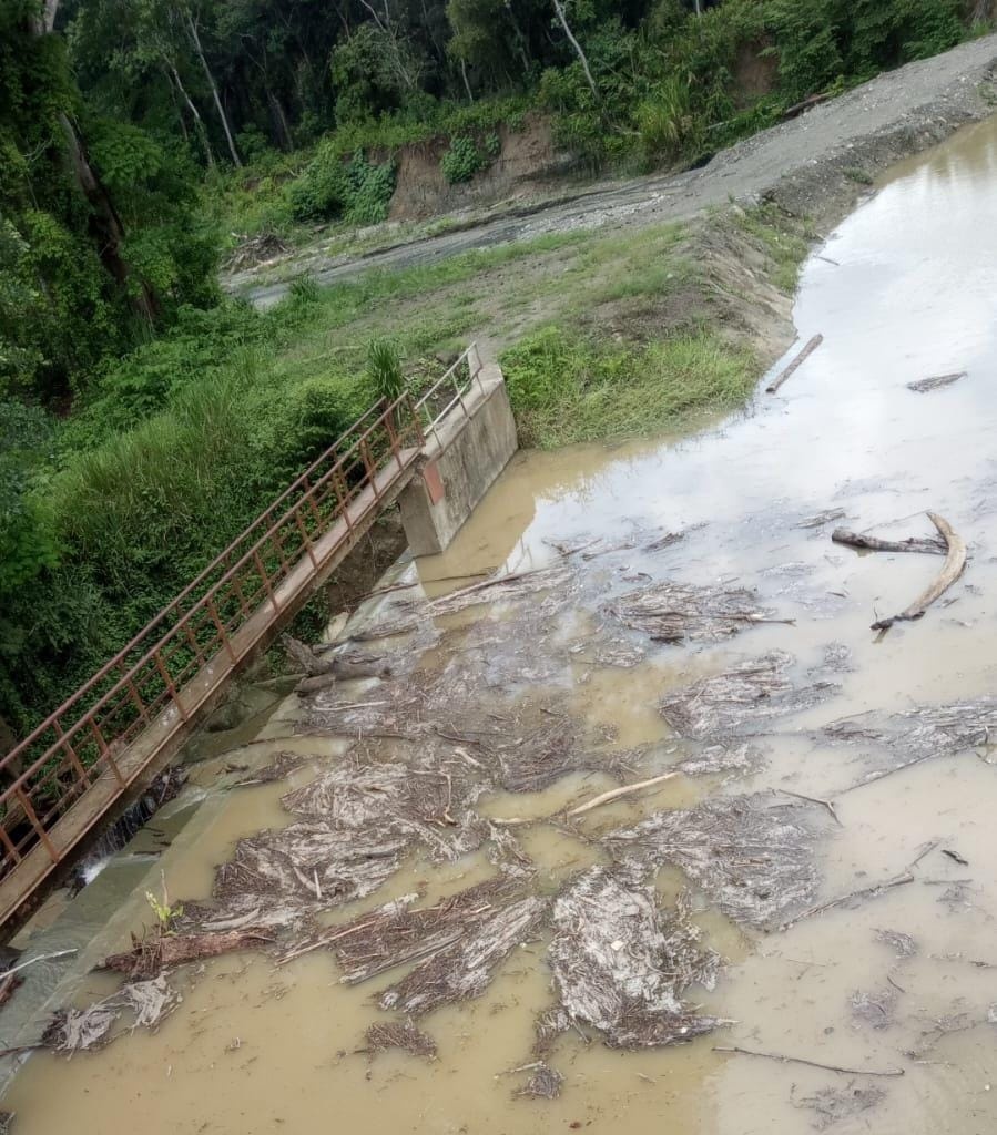 IDAANinforma's tweet image. 📍Chiriquí: Planta Potabilizadora de San Bartolo ha suspendido operaciones 🚫 por obstrucción en la toma de captación de agua cruda💧debido a la crecida del río 🌊.
El servicio de agua potable está afectado en los corregimientos de El Palmar y Puerto Armuelles.
#SomosIDAAN
