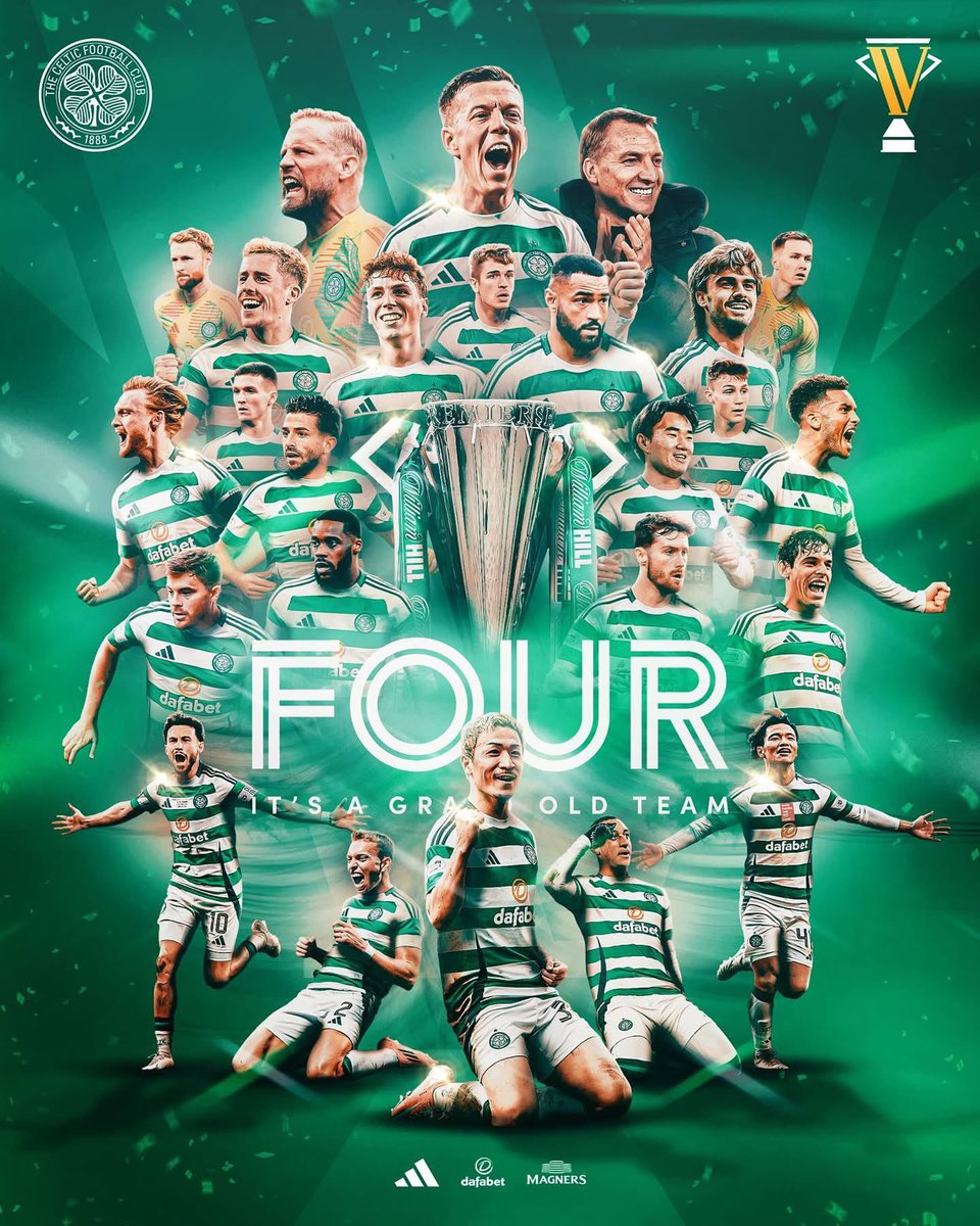 To all our members and friends, enjoy today and squeeze very bit of joy out of such days. Special days to treasure. Another magical title win, 4 ever and ever we’ll follow the Bhoys 💚🍀🇮🇪🏆🏆🏆🏆