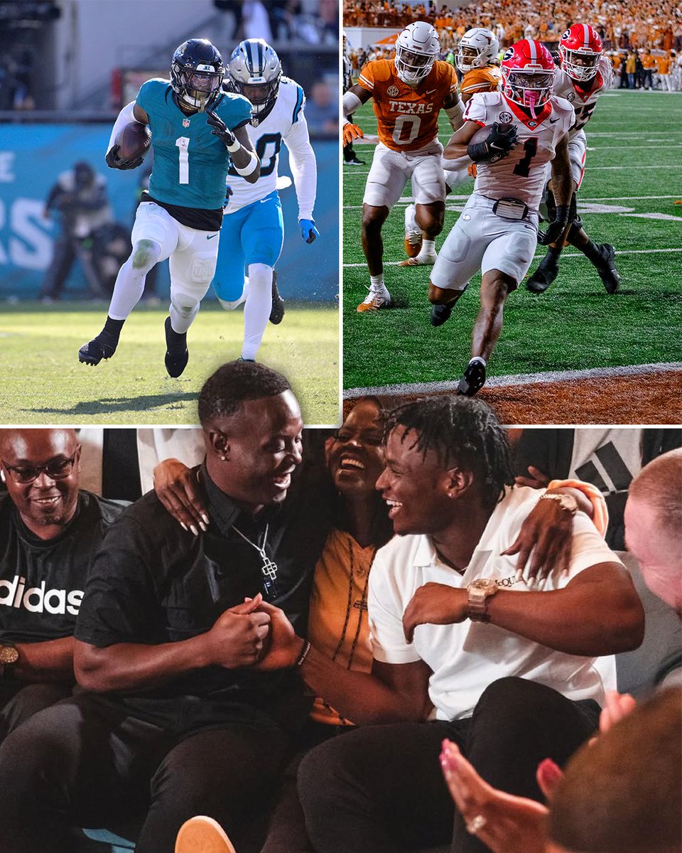 NFL (@nfl) on Twitter photo Two Etiennes in the league 🔥
The <a href="/Panthers/">Carolina Panthers</a> take RB Trevor Etienne from <a href="/GeorgiaFootball/">Georgia Football</a>.
📺: #NFLDraft on NFLN/ESPN/ABC
📱: Stream on <a href="/NFLPlus/">NFL+</a> Two Etiennes in the league 🔥
The <a href="/Panthers/">Carolina Panthers</a> take RB Trevor Etienne from <a href="/GeorgiaFootball/">Georgia Football</a>.
📺: #NFLDraft on NFLN/ESPN/ABC
📱: Stream on <a href="/NFLPlus/">NFL+</a>