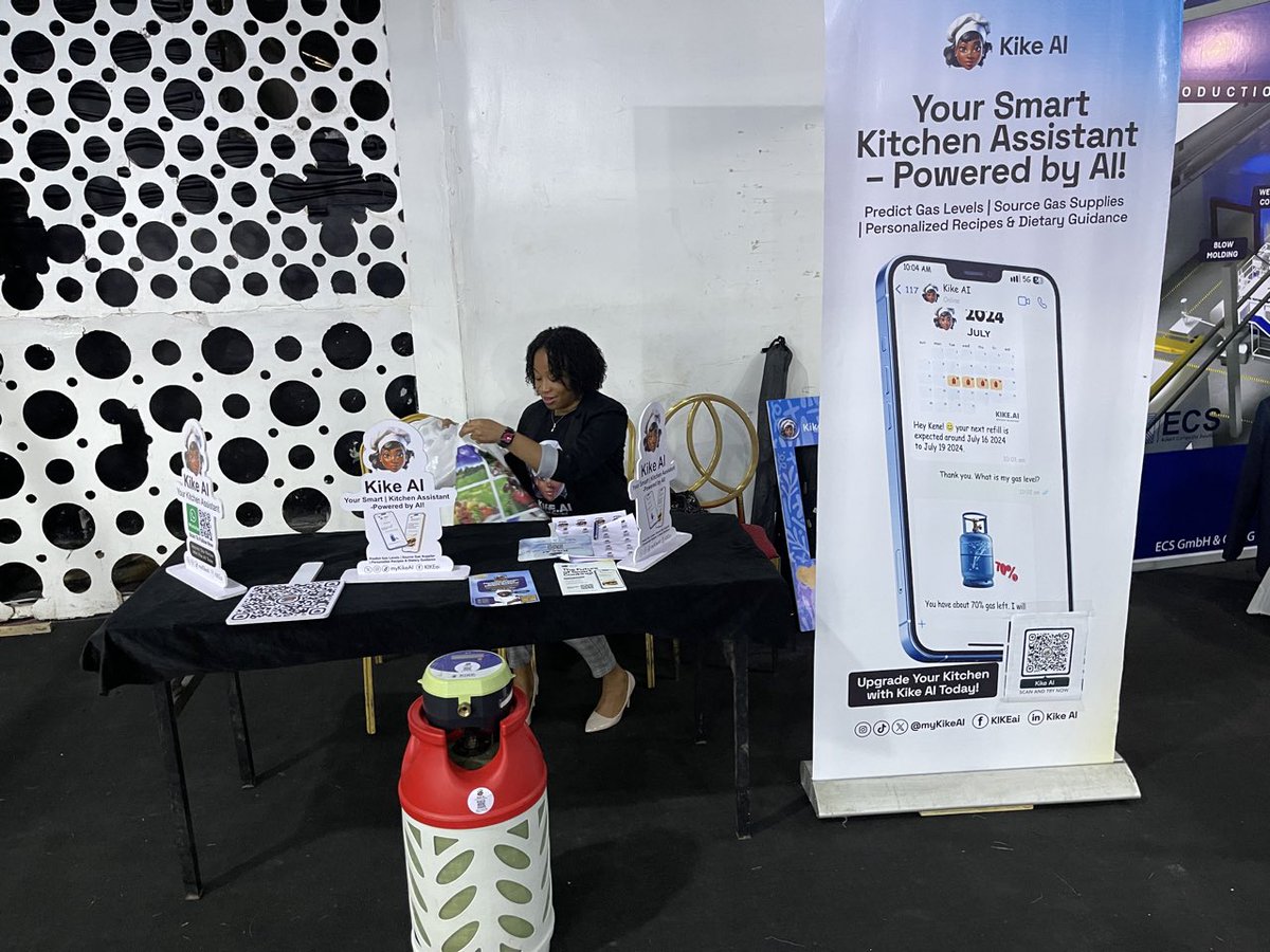 LilianAremu's tweet image. @myKikeAI was at #LPGExpo2025 in Lagos on March 3–4!
 Grateful to connect, share our vision, and showcase our kitchen assistant tech alongside global leaders in clean energy.
The journey continues! 

#CleanEnergy #KikeAI #TechInAfrica