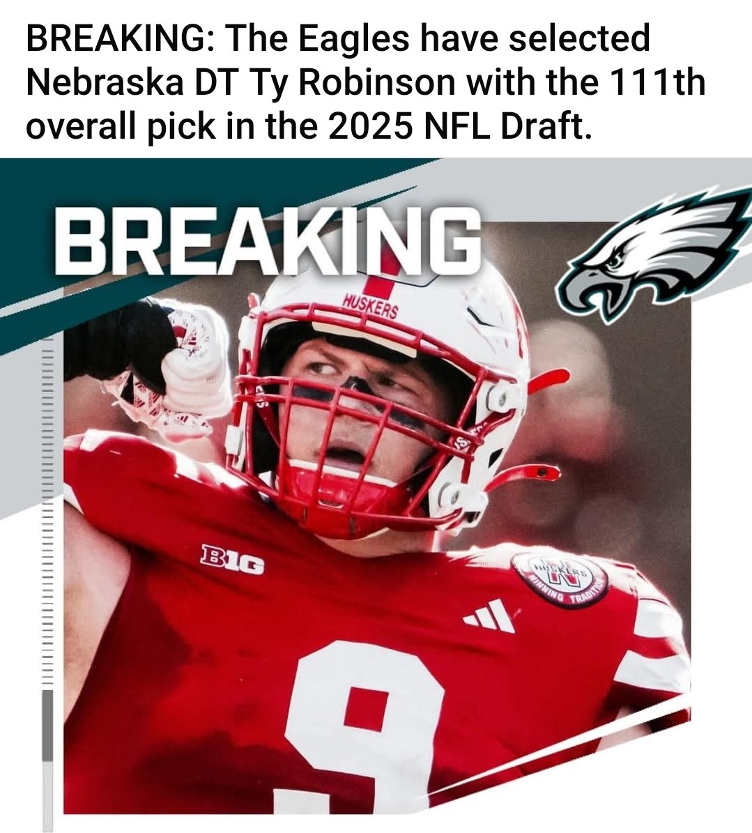 Congratulations to former STYFL player Ty Robinson who is now a Philadelphia Eagle!  Super proud and excited to see him in Eagle green. @t_rob1221
#styfl #styflalumni #TyRobinson #gobirds #philadelphiaeagles