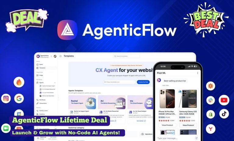 miqbalblog's tweet image. 🚀 Build AI agents to launch, market, and scale your business — no coding needed!
Get AgenticFlow now with a Lifetime Deal! 🔥
👉 miqbalblog.com/agenticflow-li…
#AgenticFlow #LifetimeDeal #AItools #NoCode #Entrepreneur #BusinessGrowth