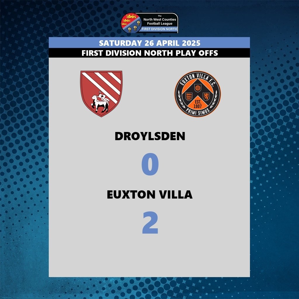 Congratulations to <a href="/EuxtonVillaFC/">EuxtonVillaFC (P)</a> , North Division Playoff Winners