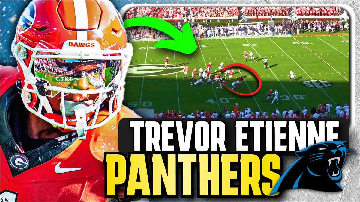 JoshNorris's tweet image. This is why the Panthers drafted Trevor Etienne
a very different runner than his brother. Has make you miss quickness in a phone booth. Always in a split backfield at Florida and Georgia.
and 53 catches the last two seasons
youtu.be/3mljw0cFp1g