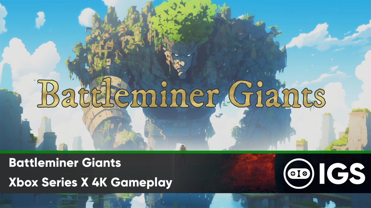 ๐๐ Barry Dunne | Impact Game Station ๐จ๐พโ๐๐ฎ (@impactgamestat) on Twitter photo Coming very soon is the EXCLUSIVE FIRST LOOK at #BattleminerGiants which comes out NEXT WEEK on #XboxSeriesX in beautiful #4K. Thank you as always <a href="/WobblyToothLtd/">Wobbly Tooth</a> for the early hands on! ๐ฎ
#WobblyTooth #WobblyToothGames #WTGames #Xbox #XboxSeries #SeriesX #Indies #Indie Coming very soon is the EXCLUSIVE FIRST LOOK at #BattleminerGiants which comes out NEXT WEEK on #XboxSeriesX in beautiful #4K. Thank you as always <a href="/WobblyToothLtd/">Wobbly Tooth</a> for the early hands on! ๐ฎ
#WobblyTooth #WobblyToothGames #WTGames #Xbox #XboxSeries #SeriesX #Indies #Indie
