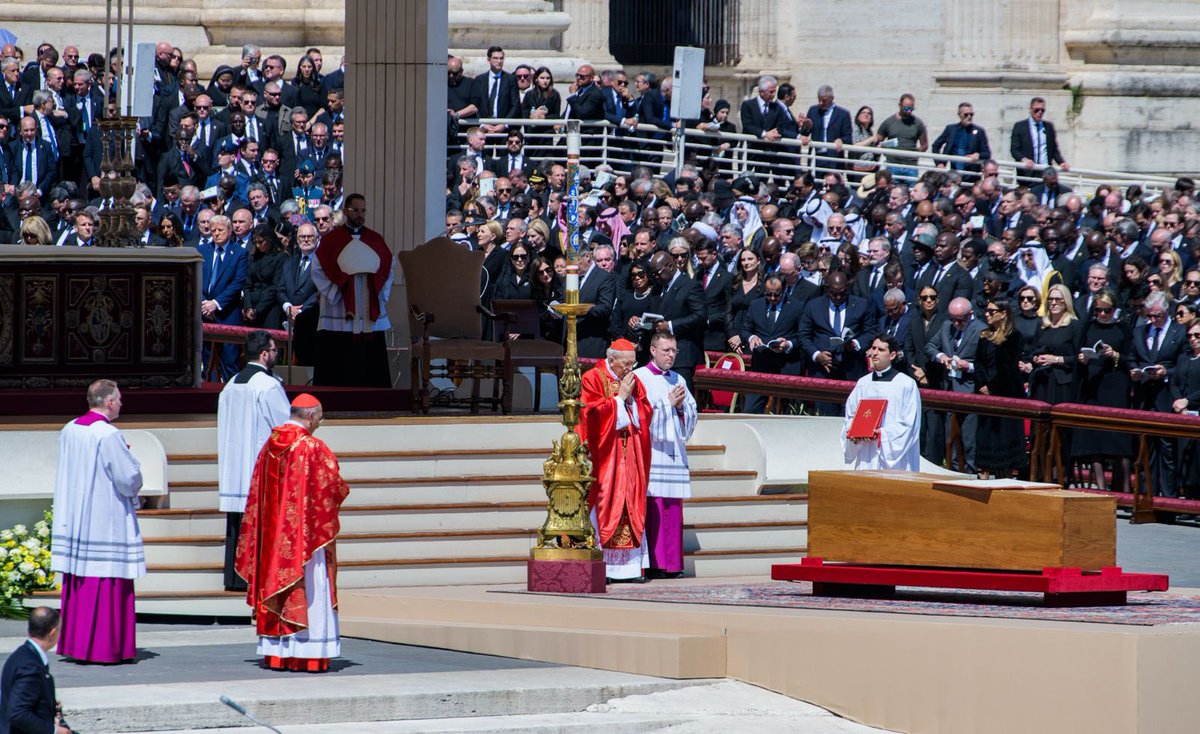 Bolojan's tweet photo. We honored, today, in the Vatican, His Holiness Pope Francis, a powerful voice who constantly reminded us of the importance of kindness, empathy, and care for one another. He valued peace and worked tirelessly to help the most vulnerable people. May his legacy continue to touch our hearts!