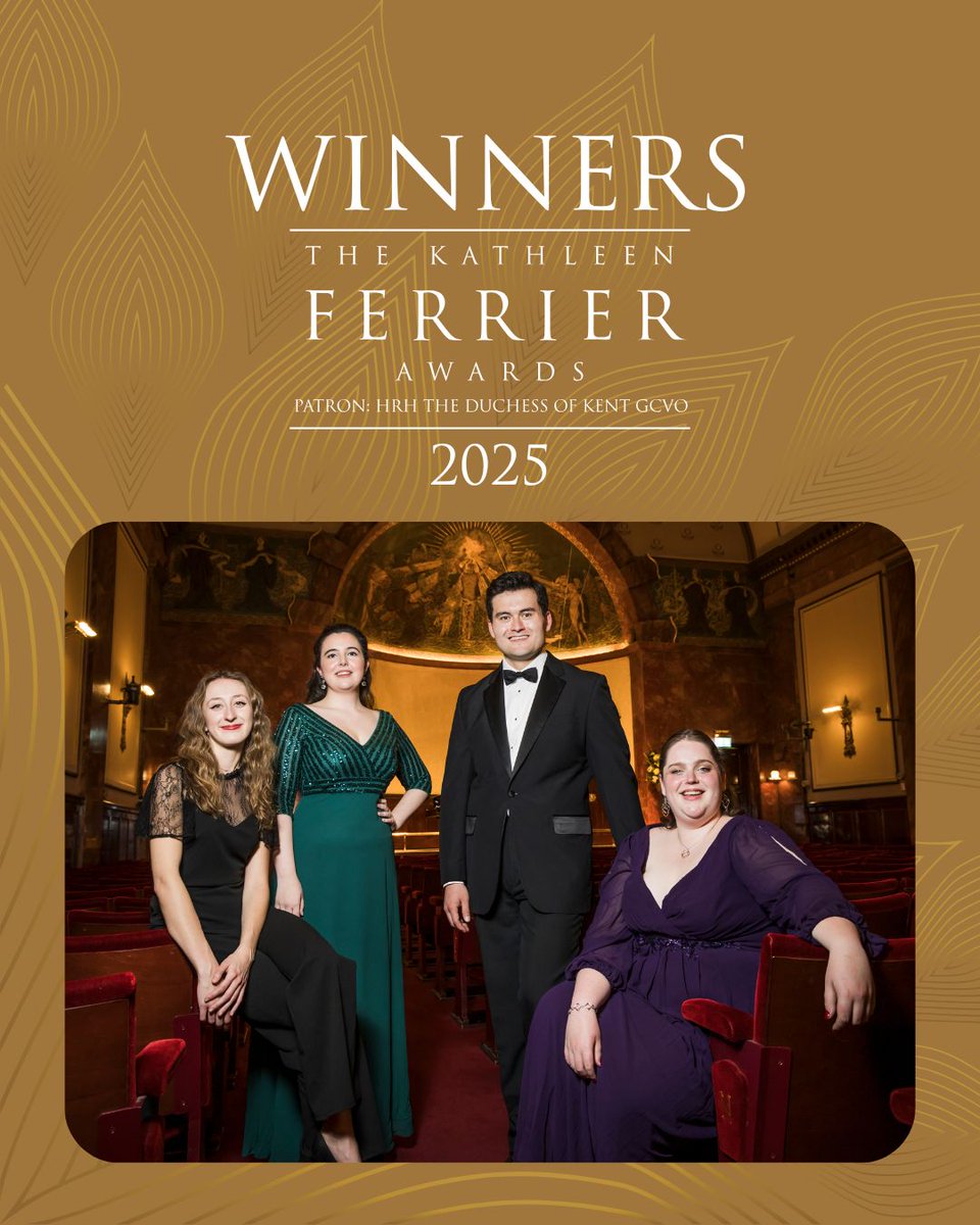 The Ferrier Awards (@ferrierawards) on Twitter photo 2025 @ferrierawards Winners - after the presentation of prizes <a href="/wigmore_hall/">Wigmore Hall</a>
L-R
Francesca Lauri, piano - @helpmusicians Accompanist's Prize
Ellen Pearson, mezzo-soprano - Ferrier Loveday Song Prize
Philippe Durrant, tenor - 2nd Prize
Lily Mo Browne, mezzo-soprano - 1st Prize 2025 @ferrierawards Winners - after the presentation of prizes <a href="/wigmore_hall/">Wigmore Hall</a>
L-R
Francesca Lauri, piano - @helpmusicians Accompanist's Prize
Ellen Pearson, mezzo-soprano - Ferrier Loveday Song Prize
Philippe Durrant, tenor - 2nd Prize
Lily Mo Browne, mezzo-soprano - 1st Prize
