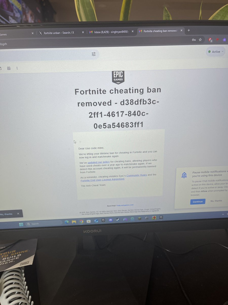 Ryan__1507's tweet photo. @Baskuit47 Me too one of my accounts got unbanned waiting for my main one too https://t.co/DRt0fMtpG6