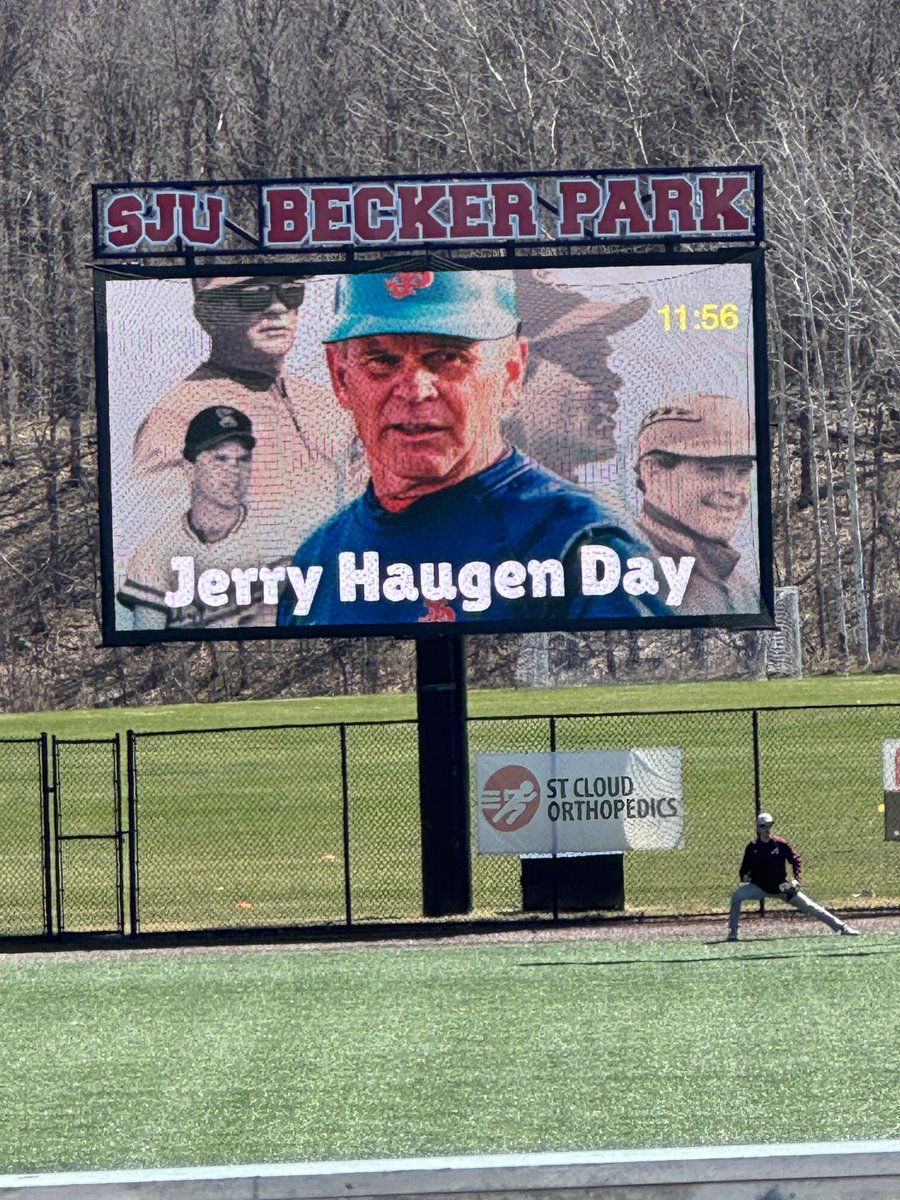 It’s a beautiful day in Collegeville for Jerry Haugen day!
<a href="/SJU_Baseball/">SJU Baseball</a>