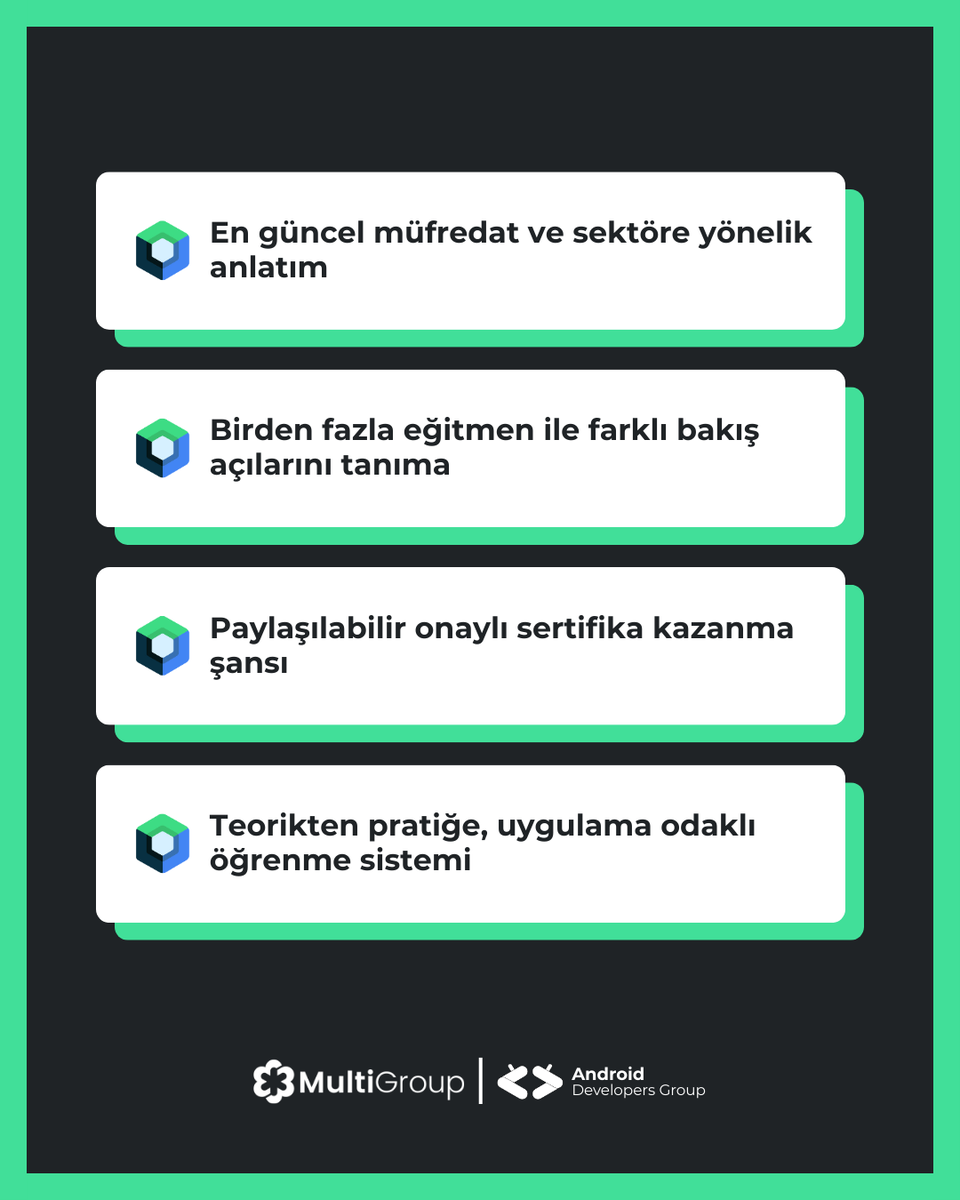 devmultigroup's tweet photo. Bir sürece başlarken 'neden' sorusunu sormak oldukça önemlidir. Peki, Android Blast Off'a neden katılmalısın? 💭 https://t.co/H0sNpsy1SE