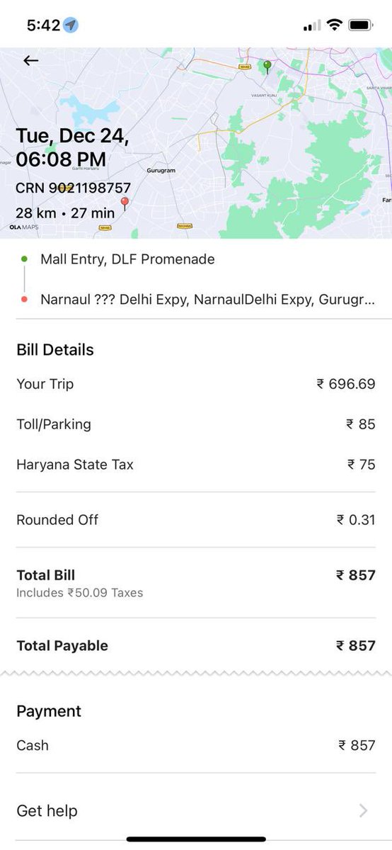 M1Mishra's tweet image. Tale of a cheat @Olacabs  parents booked a cab with right location and the system goofed up now ola cab is trying to fool senior citizen
#stopusingola