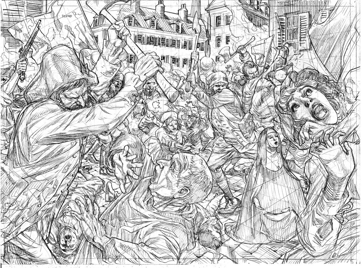 KingstoneStudio's tweet photo. Classic comic books don't happen without a great pencil artist. And Kingstone has one of the best - Joe Bennett. First stage is script and art direction but then the pencil artist becomes the 'director' of the comic movie. Upcoming edition of "The President." Great job team. https://t.co/01ruOr5UAS