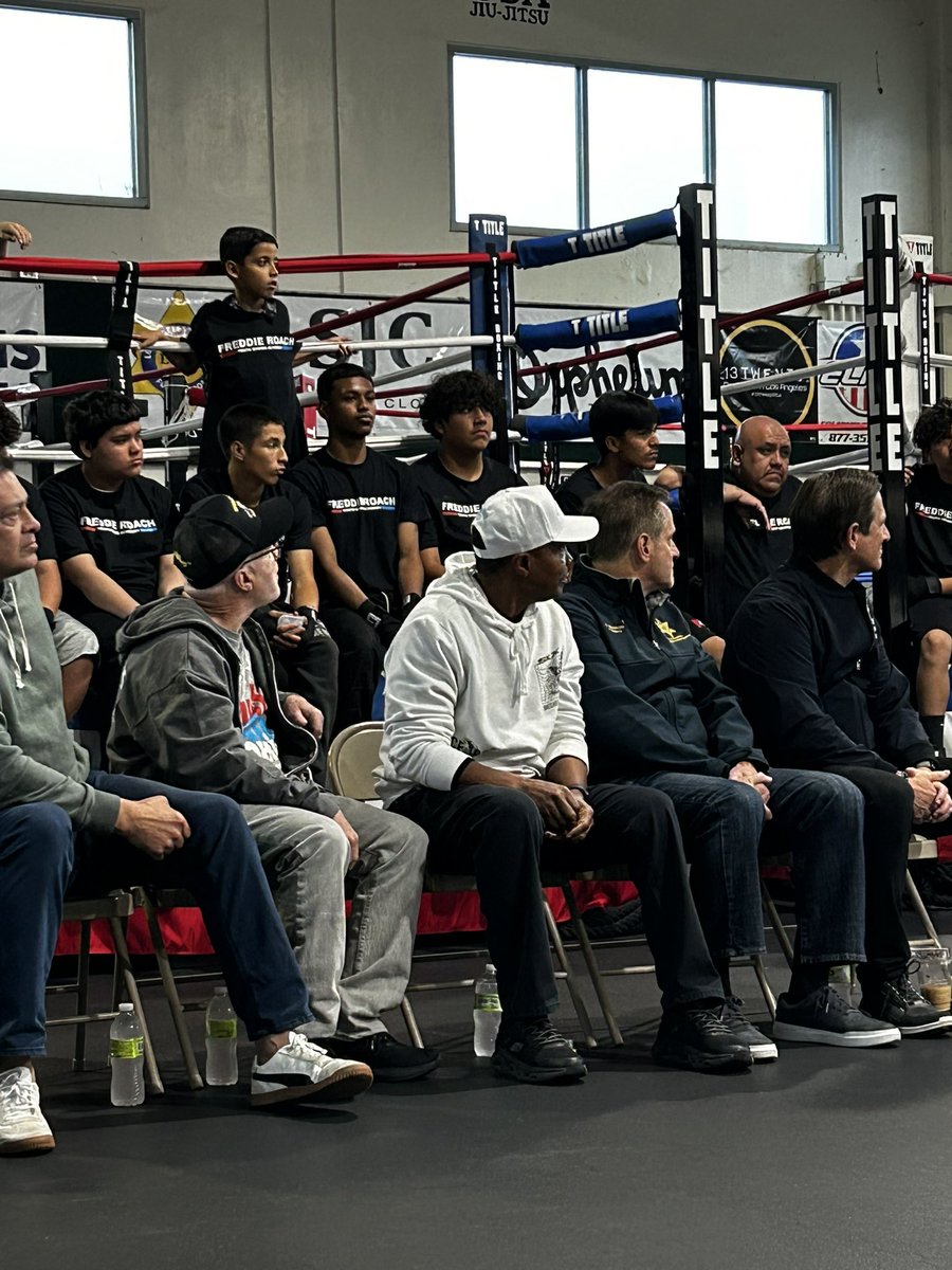 A huge special
Thanks to <a href="/SugarRayLeonard/">Sugar Ray Leonard</a> <a href="/FreddieRoach/">Freddie Roach</a> and <a href="/LACountyDA/">LA County DA</a> for supporting youth boxing 🥊💪 <a href="/LAPDHQ/">LAPD HQ</a> <a href="/LASDHQ/">LA County Sheriffs</a> <a href="/LAPD_Cadets/">Los Angeles Police Department Cadets</a>