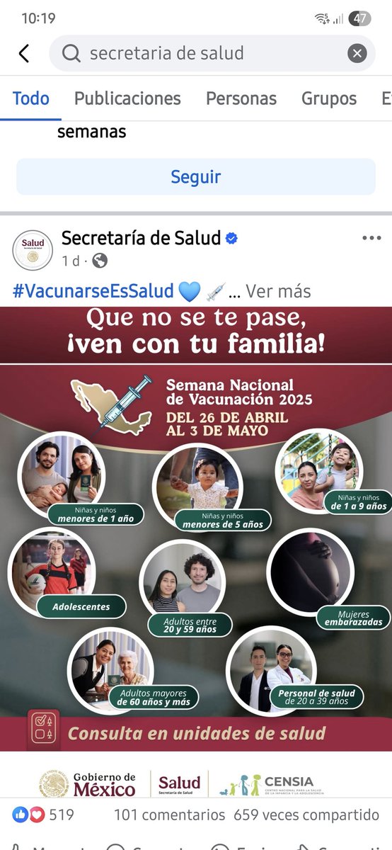 sronquil's tweet photo. @SSaludCdMx @adn40 @ClaraBrugadaM están publicando esta información en la página de la secretaria de salud, pero fuimos a 2 centros de salud y comentan que en las noticias dicen una cosa pero ellos solo tienen indicaciones de para cubrir vacunas para niños de 1 a 6 años. https://t.co/2BYTZThuCn