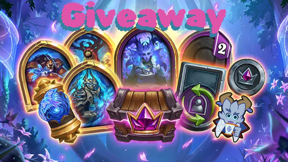 💙 GIVEAWAY ALERT!! 💙

Courtesy of <a href="/PlayHearthstone/">Hearthstone</a> I have Battlegrounds Season 10 Pass to give away! 🤩

TO ENTER:
🦋 Follow my Twitter + 🔁 &amp; ❤️ this post
🦋 Follow me on twitch.tv/natalkahs
🦋 Tag a HS friend! :)

Good luuuck! 🍀

#Hearthstone #Battlegrounds #Giveaway