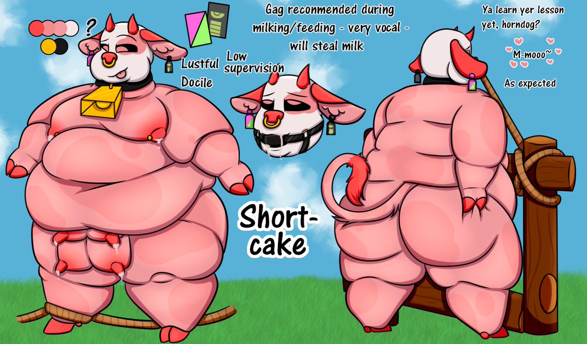 Comm for <a href="/L3mon8108/">🔞 Tart8108 🔞</a>. He wanted a cow, and I delivered.