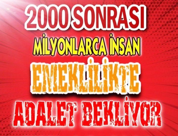 2000 sonrası sgk girişliler  Emeklilik sisteminde  ADALET istiyor...‼️

#2000SonrasıSgklılaraADALET
Maxim / Kostic / İsmail Yüksek / Dzeko / Ali Koç / Çağlar / İrfan Can Kahveci / Antep / Beter / İsmail /  İrfan / Şaban / Halil Dervişoğlu / #GFKvFBTSL / Gaziantep FK - Fenerbahçe