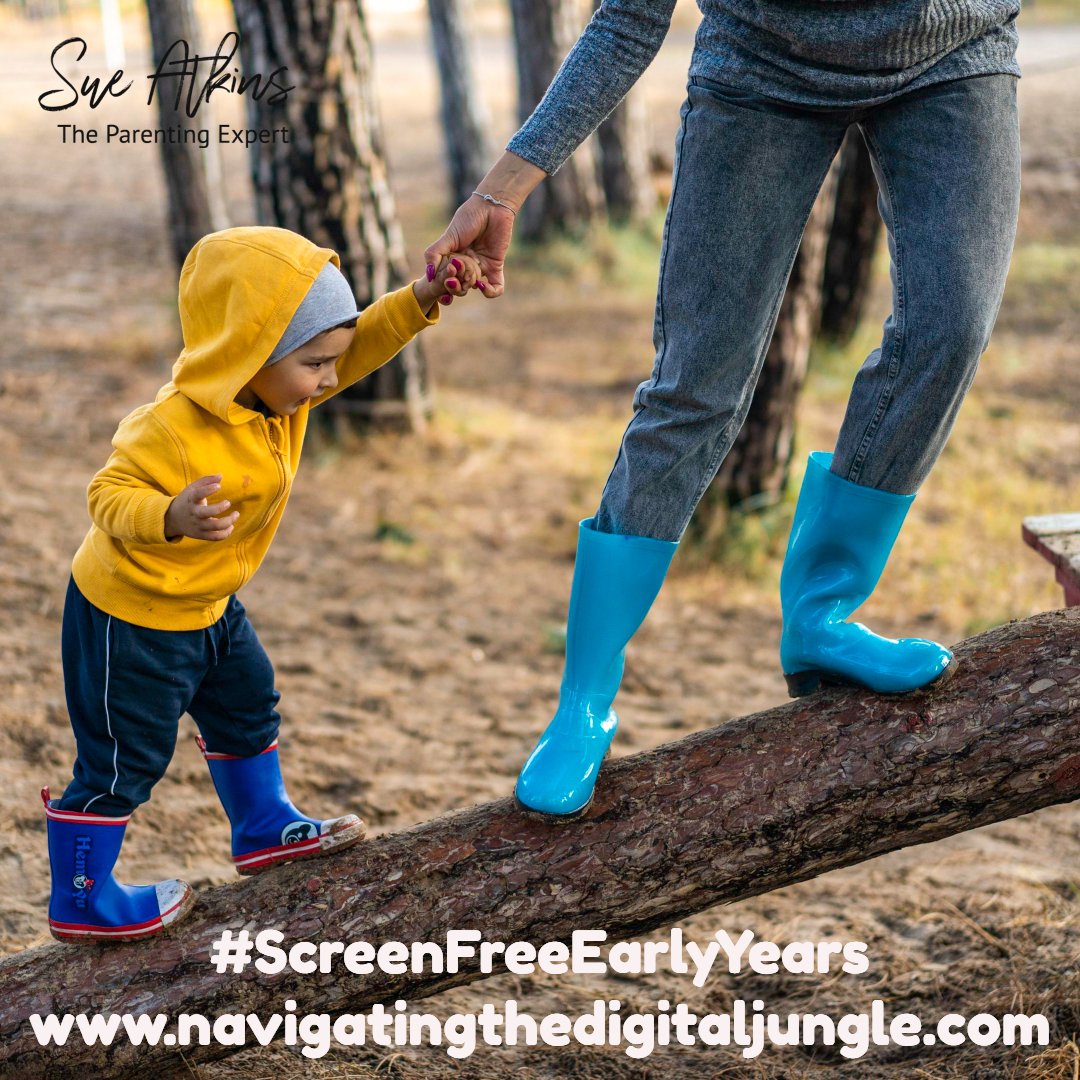 SueAtkins's tweet image. Screen time isn’t just about what children are seeing — it’s about what they’re missing. #ScreenFreeEarlyYears #EarlyYears