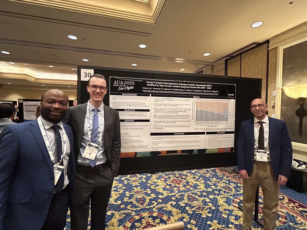 Boston Scientific Urology (@bsc_urology) on Twitter photo #AUA25: <a href="/ConnorForbesMD/">Connor Forbes</a> presents a study that analyzed ER/clinic visits, infections, OAB, and hydronephrosis in BPH patients with/without AUR.
Co-authored/funded by <a href="/bsc_urology/">Boston Scientific Urology</a> #AUA25: <a href="/ConnorForbesMD/">Connor Forbes</a> presents a study that analyzed ER/clinic visits, infections, OAB, and hydronephrosis in BPH patients with/without AUR.
Co-authored/funded by <a href="/bsc_urology/">Boston Scientific Urology</a>