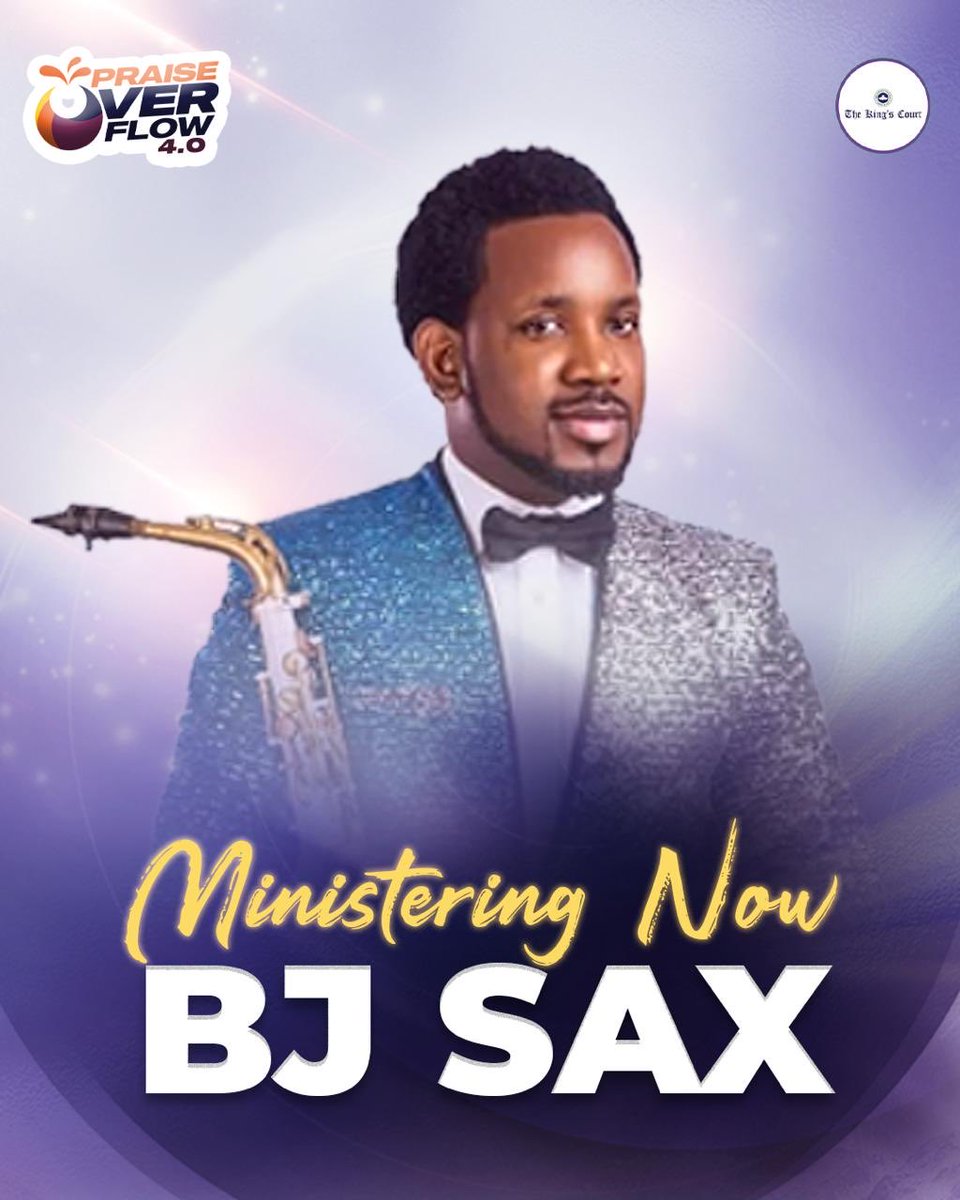 Praise_Overflow's tweet image. Now ministering is BJ Sax, and the atmosphere just shifted. Each note from the sax is pulling smiles, tears, and hands lifted high. Praise is rising like a river across the room!

This is the place to be. Join us live with the YouTube link in our bio.