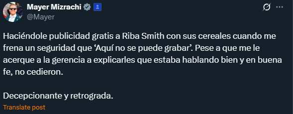 dr_neque's tweet photo. Traduccion: El mamawebo queria grabarse comprando un conflei para hacer review, no lo dejaron grabar y se puso a llorar. https://t.co/xhoXuMuI13
