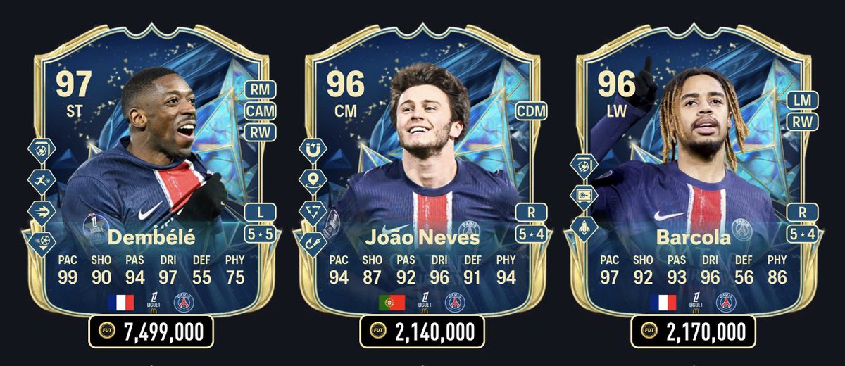 FC27News_'s tweet photo. 🚨 82x7 🇫🇷 upgrades are UNREAL 🔥

• ✅ TOTS = 36/65
• ✅ 82+ Gold = 29/65

More than half the cards are TOTS 🥶 https://t.co/uHOf3gq9jL