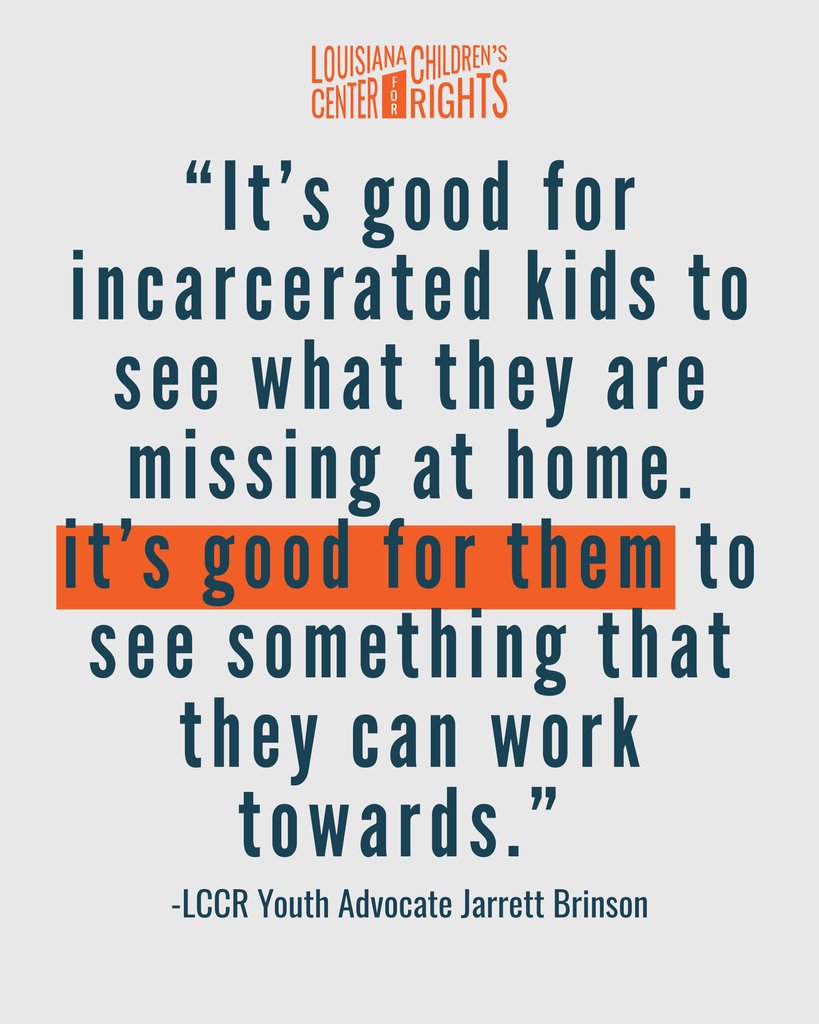 LAKidsRights's tweet image. Louisiana’s Office of Juvenile Justice banned at-home holiday visits for incarcerated youth. This will keep children from visiting home for Christmas, Thanksgiving, and other major holidays. 

Read more about the negative impact this will have on kids: lakidsrights.org/2025/04/louisi…