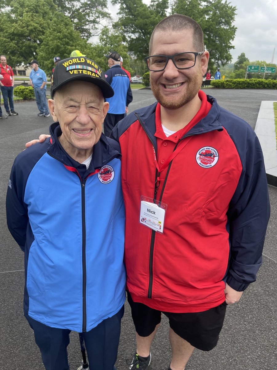 Meet Freddy. 100 years old!!!   On his ⁦<a href="/SSHonorFlight/">Stars and Stripes Honor Flight</a>⁩ #America