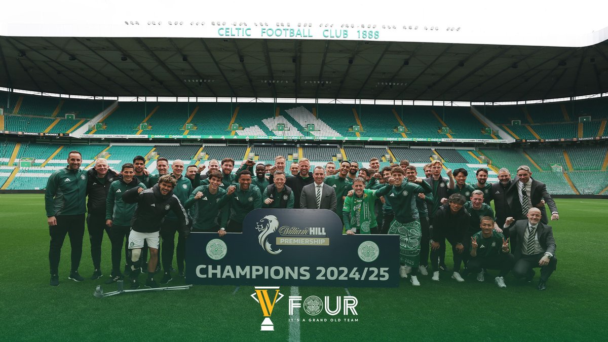😁

#FOURItsAGrandOldTeam | #CelticFC🍀🏆
