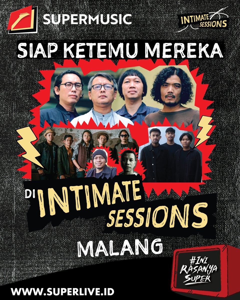 SuperMusic_ID's tweet photo. Mereka yang bakal bikin Minggu lo berkesan! Music performance bakal dibuka sama Loyal Blues Men dan @eastcape_, sampe @efekrumahkaca!
#INIRASANYASUPER
#SUPERLIVE
#SUPERMUSIC
#INTIMATESESSIONS2025 https://t.co/vCKUTyTDU5