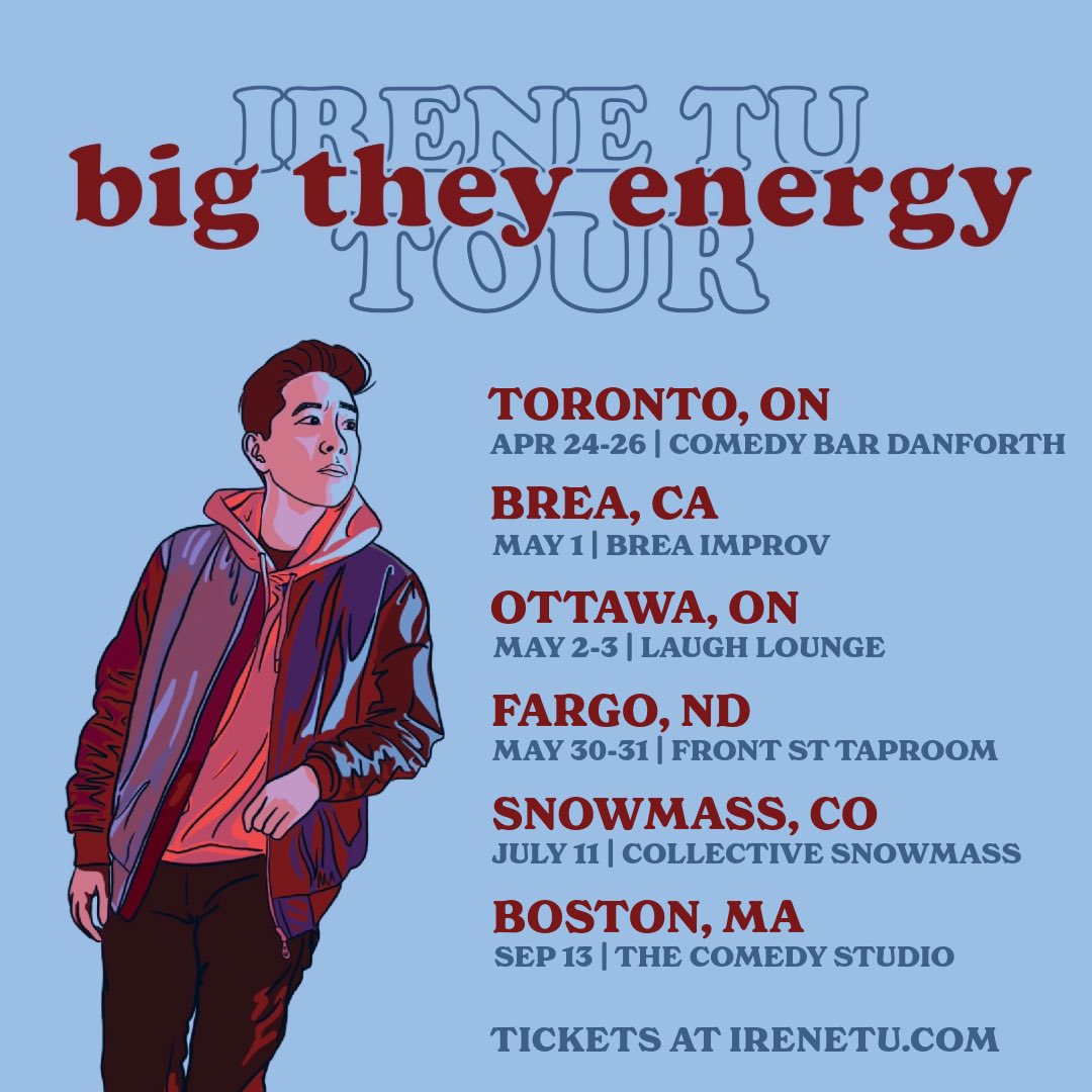 More tour dates! 🎟️ irenetu.com