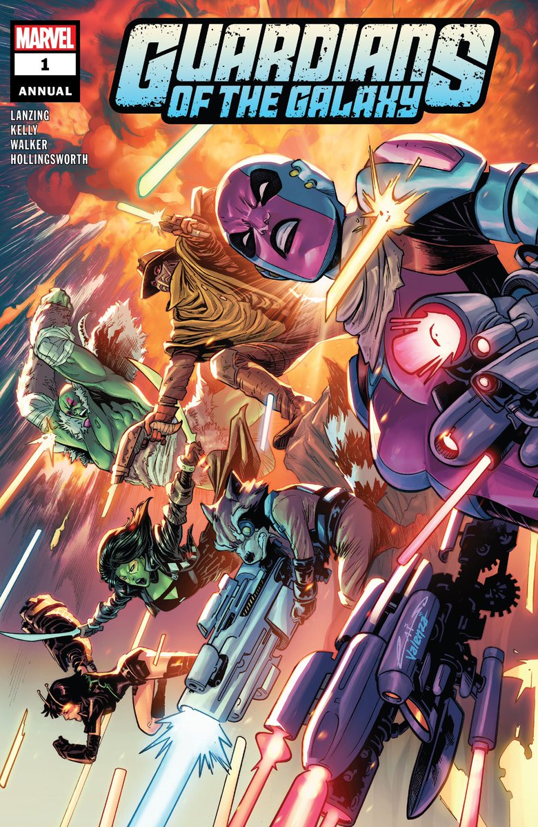 dano_cosmic's tweet photo. Panels from:
GotG #1 (Vol. 5, 2024), cover by #EmilioLaiso/#BryanValenza
W-#CollinKelly/#JacksonLanzing,A-#KevWalker,C-#MattHollingsworth,L-#CoryPetit
GotG #13 (Vol. 6, 2021), cover by #BrettBooth
W-#AlEwing,A-#JuanFrigeri,C-#FedericoBlee,L-#CoryPetit https://t.co/catC4l2U9V
