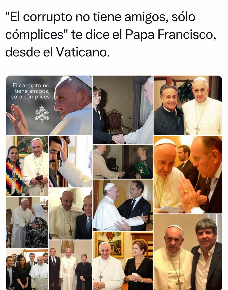 <a href="/alfrebusta/">Alfre Bustamante</a> <a href="/TractorcitoQ/">Tractorcito</a> <a href="/peladodelatv/">El Pelado De La TV</a> Este politizo la iglesia católica a su conveniencia.