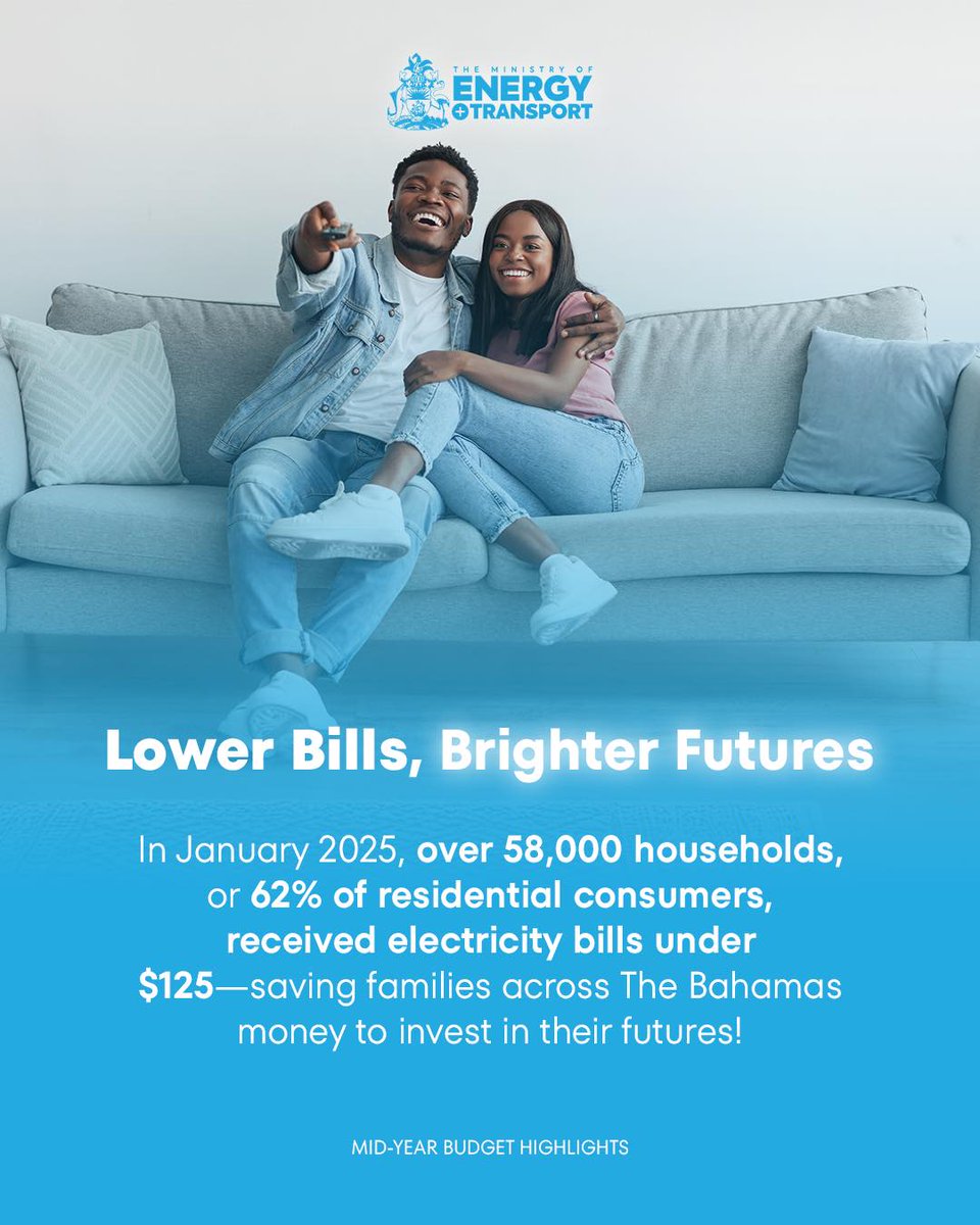 Lower bills, brighter futures. 58K families now pay under $125. 

From diesel to solar and natural gas, from rental generation to permanent infrastructure — the New Energy Era is just beginning. 🔥☀️
