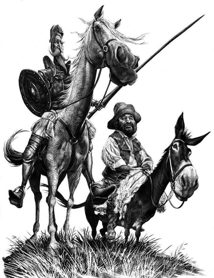 Dijo una vez Don Quijote de la Mancha.
"El ser humano se esclaviza por el lujo y las vanidades, persiguiendo riquezas como si en ellas encontrara la dicha.
Mas no advierte que, cuanto más tiene, más teme perderlo, y en esa angustia se le escapa la verdadera felicidad."